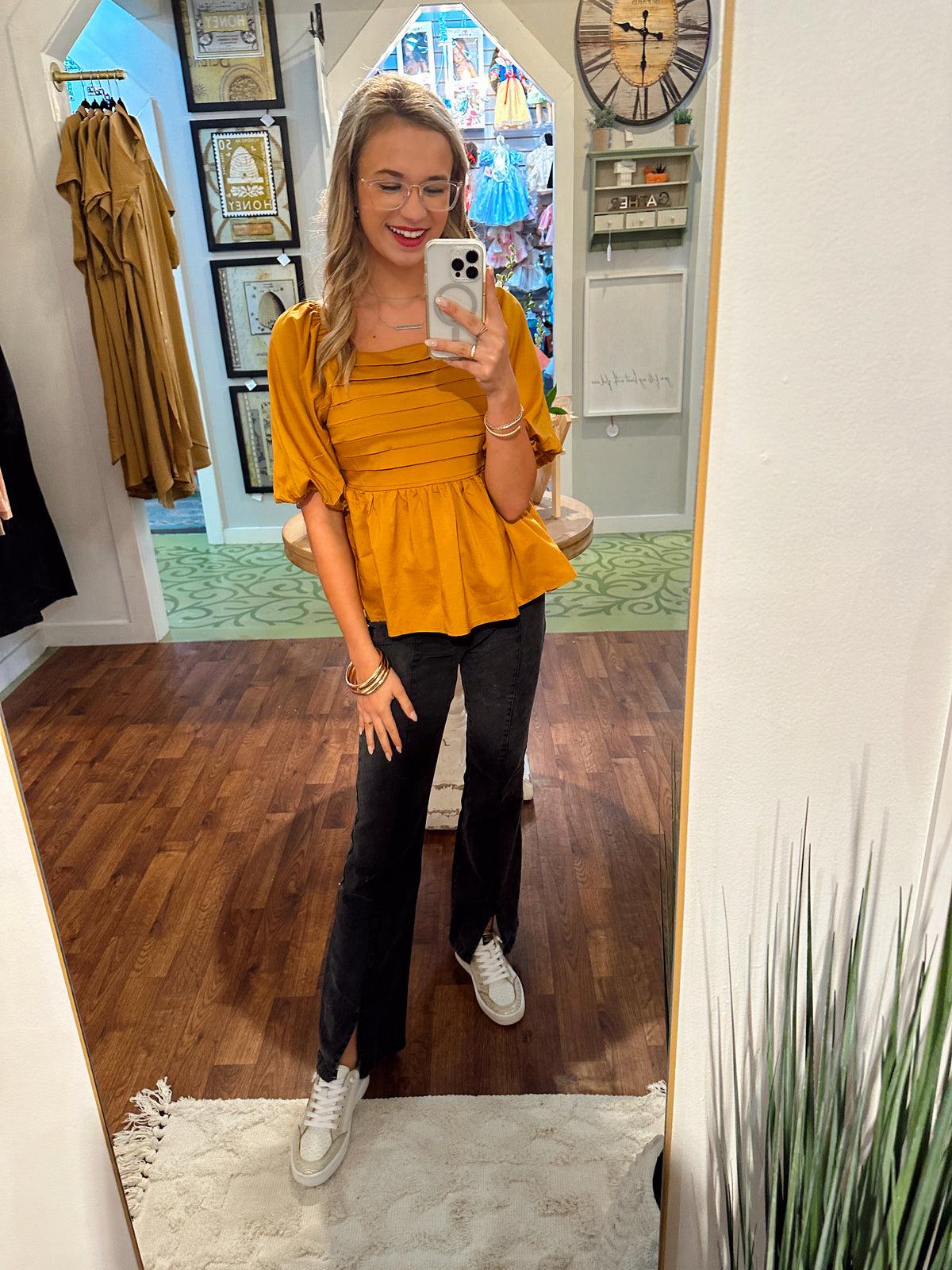 Mustard Blouse