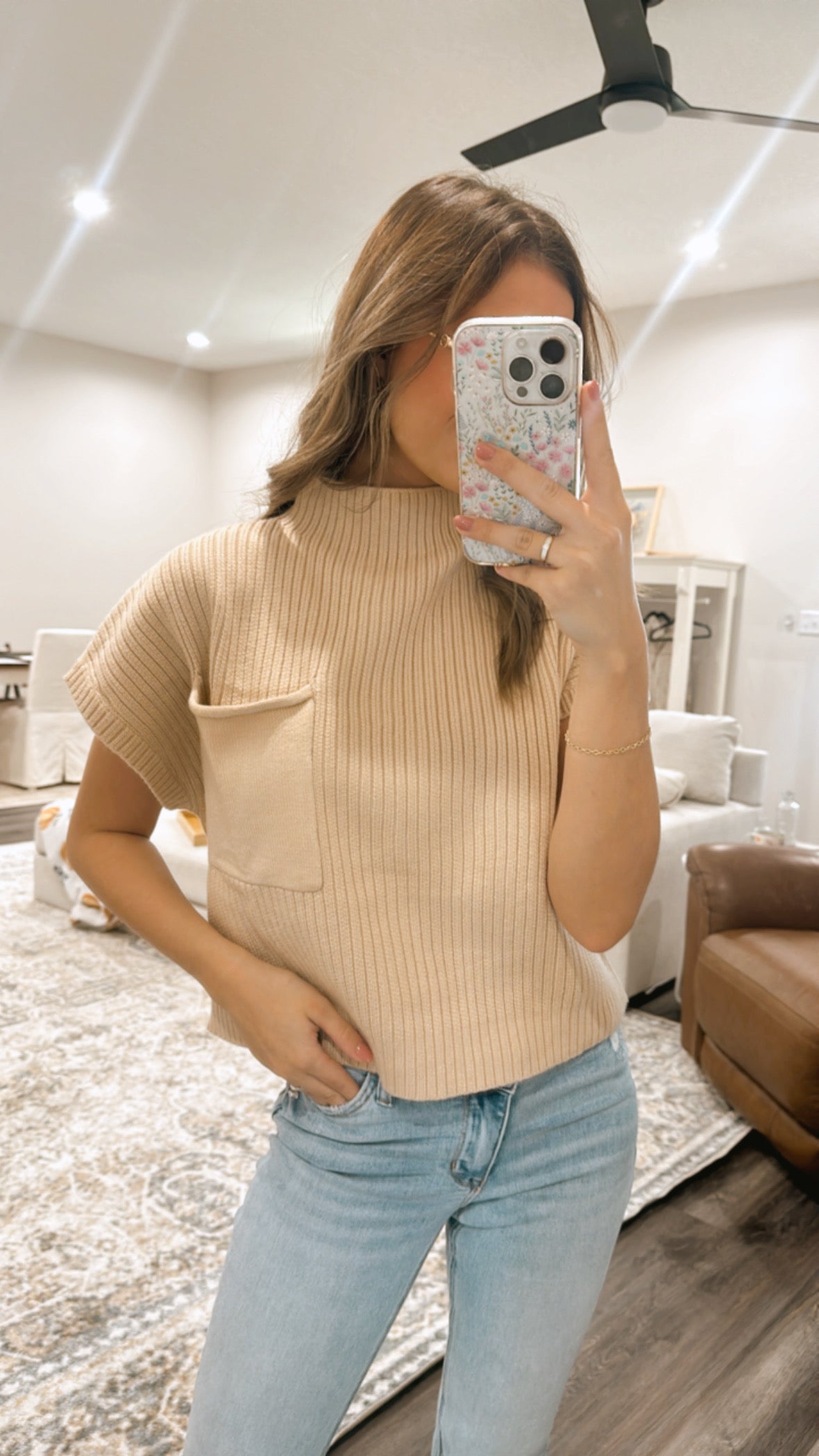 Pecan Pie Knit Top